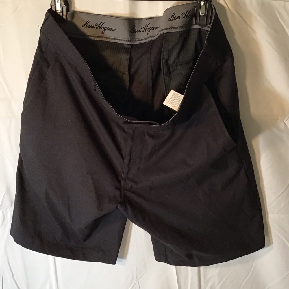 Hogan Black Men's Flat Front Shorts